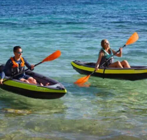 Mee naar de camping: opblaasbare kajaks en supboards