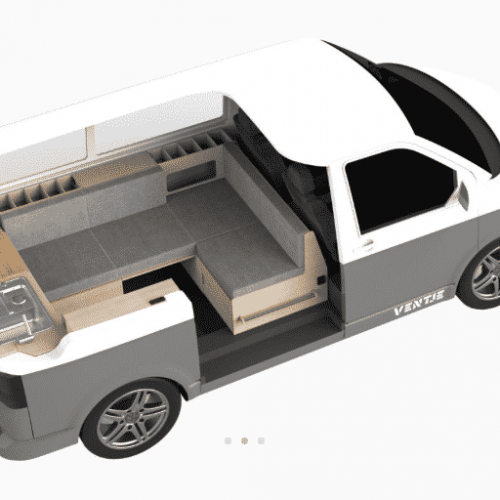 Buscamper Ventje is compact én heeft een flexibel interieur