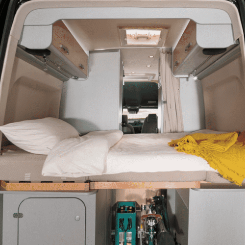 Hymer Free S 600 is een buscamper met 4 slaapplaatsen