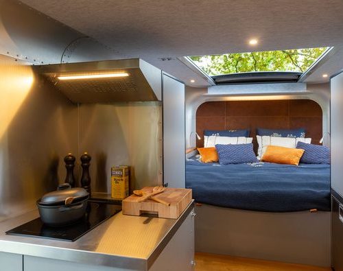 De Lume Traveler LT 540 Nordic heeft een binnenkeuken