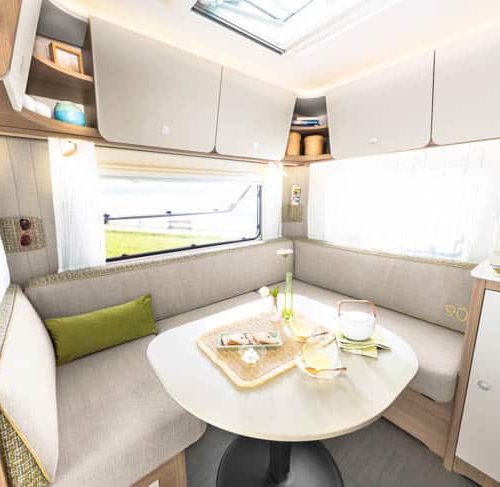 De Dethleffs Aero caravan is een heerlijk jubileummodel