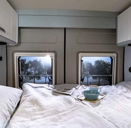 De Hymer Free 540 Blue Evolution Camper Van is compact, compleet en mooi
