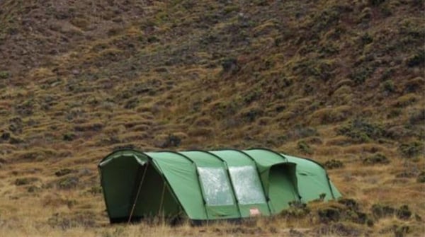 winterkamperen een geisoleerde tent van Crua outdoors -