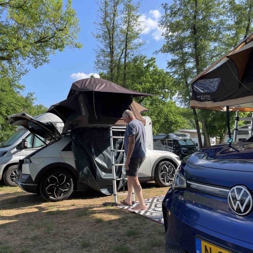 kamperen daktent kamp