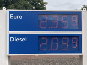 Vakantie brandstofprijzen