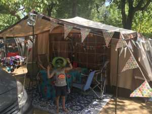 Verjaardag op de camping