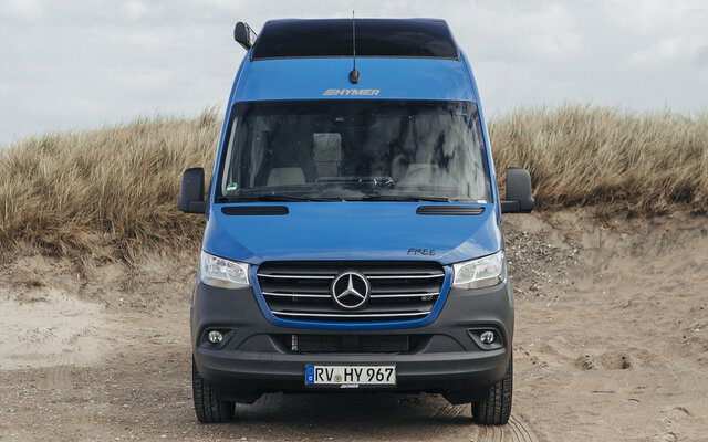 Hymer Free S Blue Evolution front