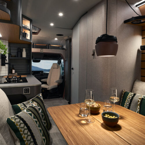 Hymer venture s wonen nacht