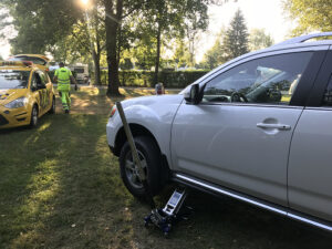 Autopech op vakantie