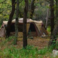 Kamperen in de herfstvakantie tent
