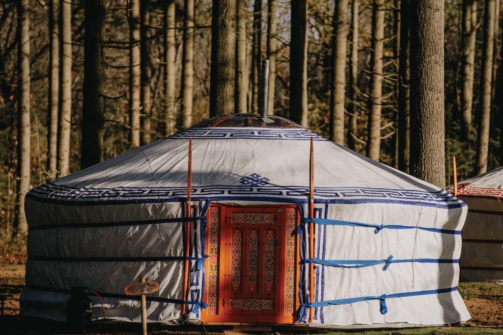 Winterkamperen Yurt