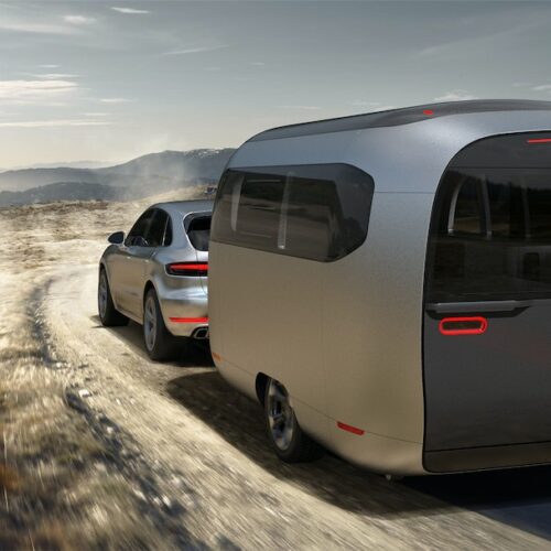 Airstream Studio F.A. Porsche Concept Travel Trailer.