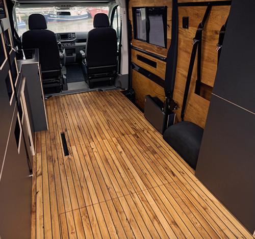 Camper XL laadruimte
