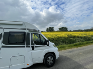 Caravan camper straat