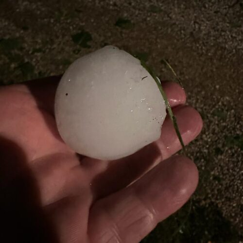 Gardameer hagelsteen