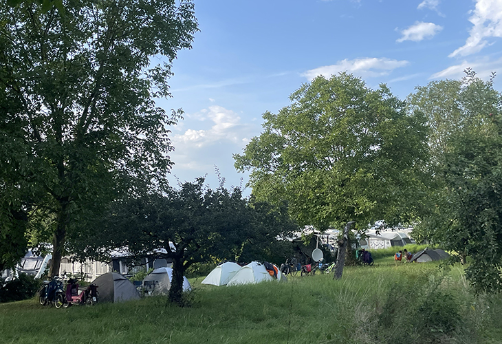 Tenten camping Lug ins Land