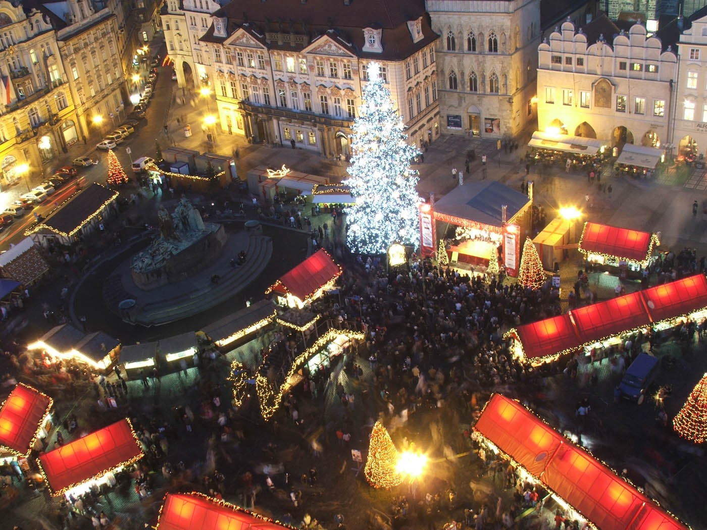 kerstmarkt Praag