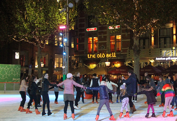 Schaatsen pleinen Schaatsen pleinen