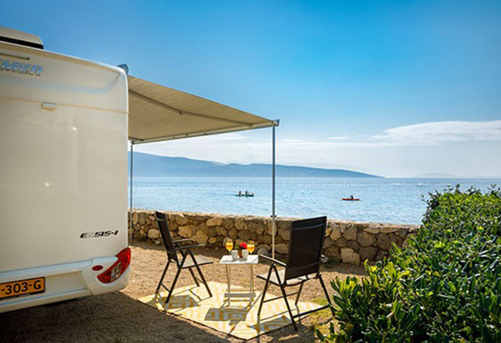 Campings direct aan zee