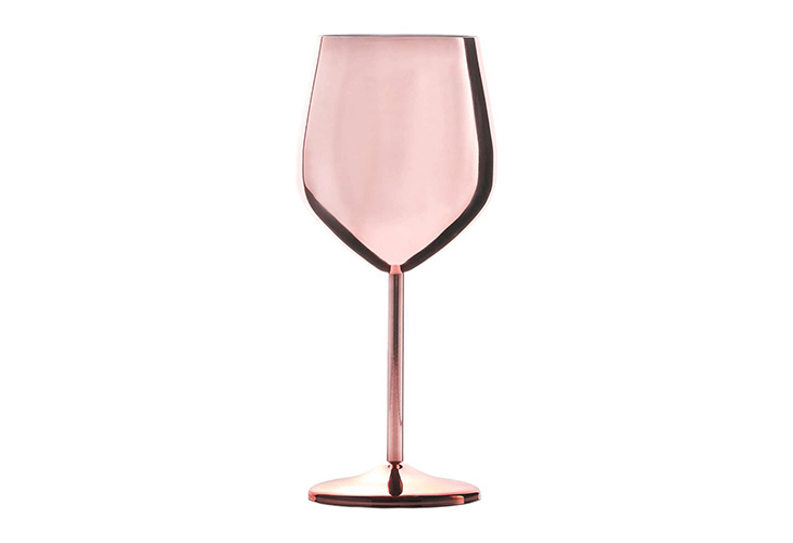 Intirilife roze wijnglas