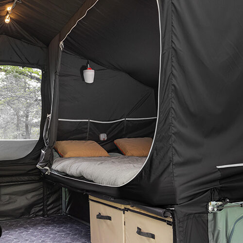 Quechua vouwwagen bedden