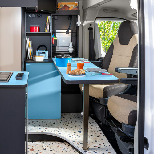 Golden Line Chausson tafel uitgeklapt