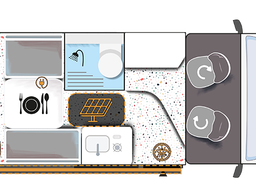 Plattegrond Golden Line Chausson avontuur