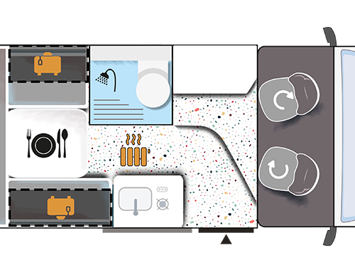 Plattegrond Golden Line Chausson comfort