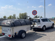 Tempo 100 sticker vouwwagen caravan