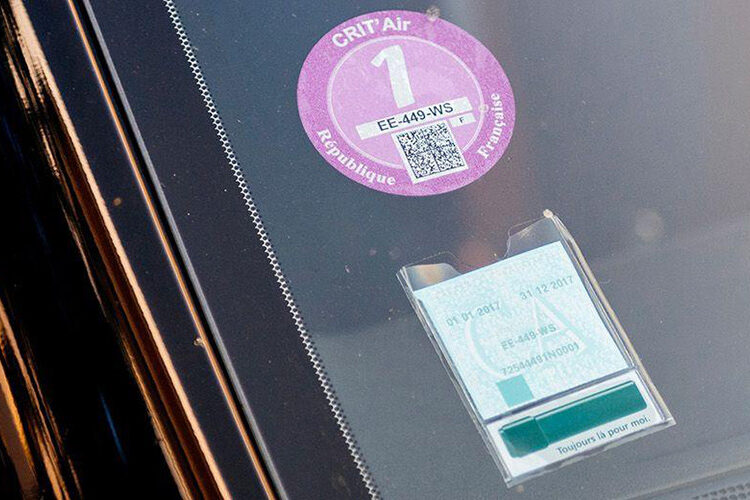 Milieusticker Frankrijk