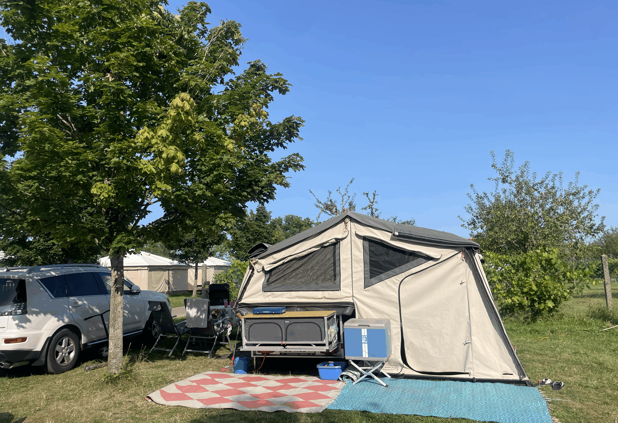 Staanplaats Lac de Villegusien