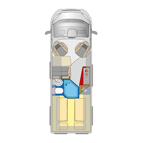 Plattegrond Pössl Roadcruiser XL