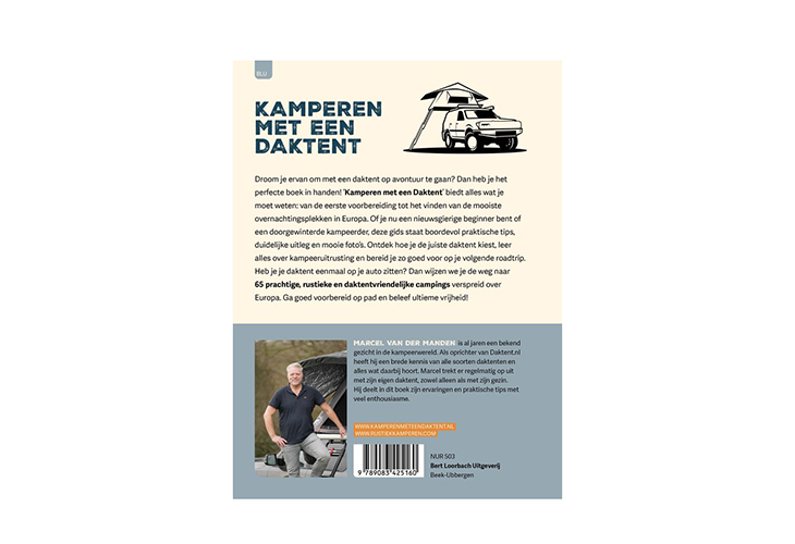 Kamperen met een daktent boek
