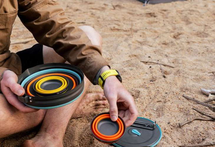 Opvouwbare kampeerartikelen