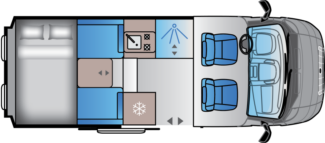 Plattegrond Sun Living V60 DL