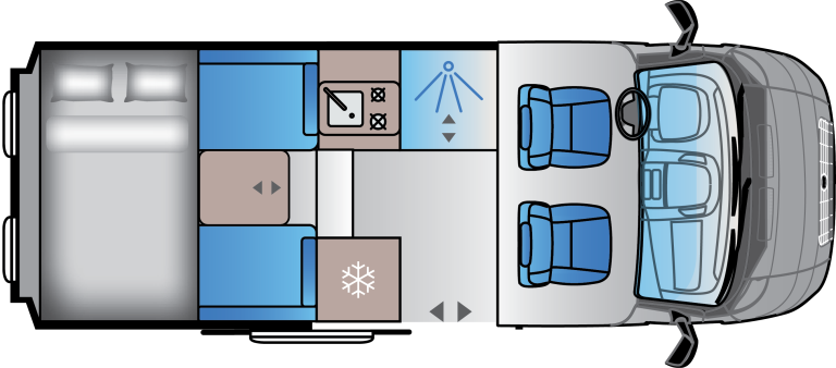Plattegrond Sun Living V60 DL