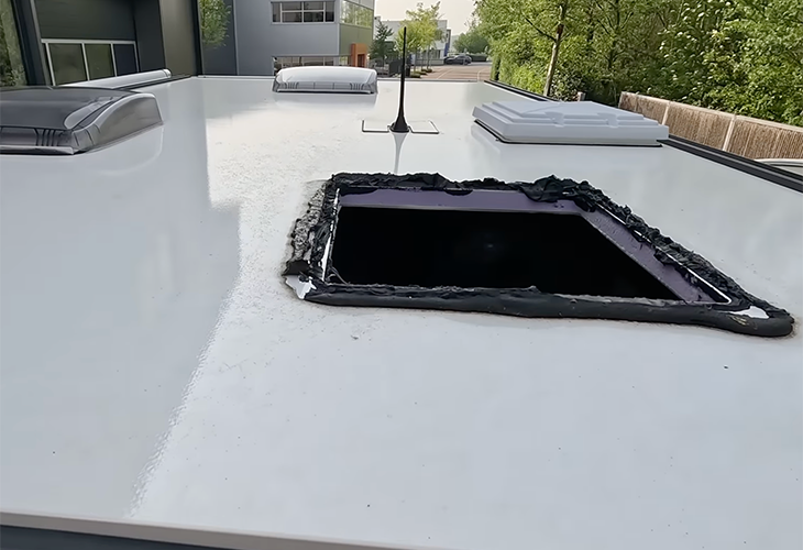 Dakluikventilator monteren