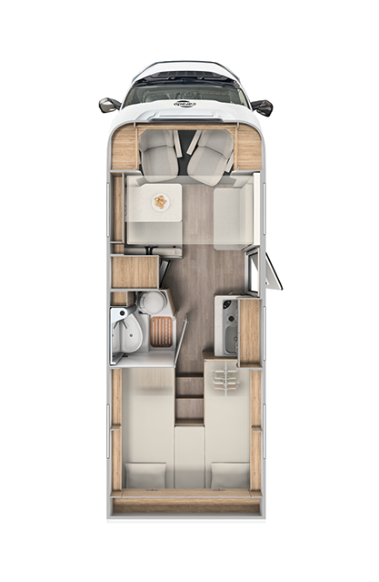 Carado V347 plattegrond