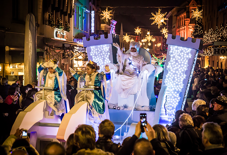 Christmas Parade kerststad Valkenburg