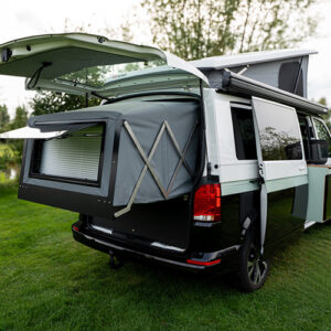 Wally-Van slide-out achter