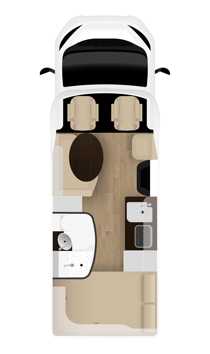 Wingamm Oasi 690G plattegrond