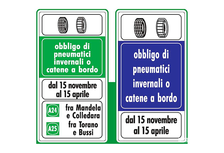 Winterbanden Italië