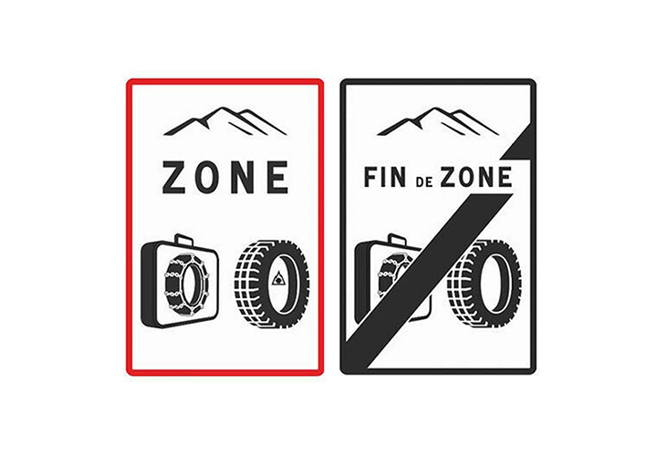 Winterbanden in Frankrijk