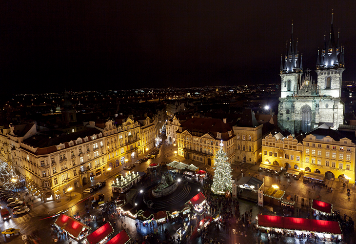 Kerstmarkt Praag