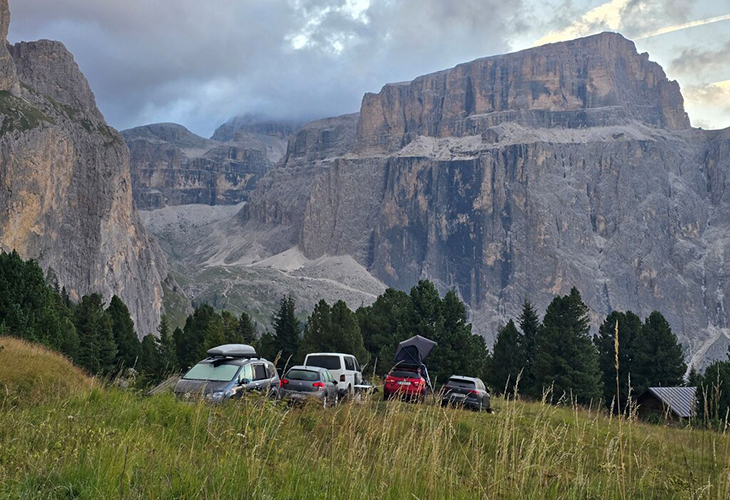 Wildkamperen Dolomieten