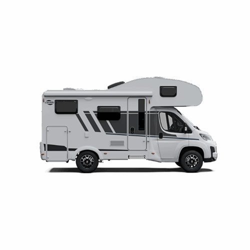 Carado A132 Pro exterieur alkoofcamper onder 6 meter