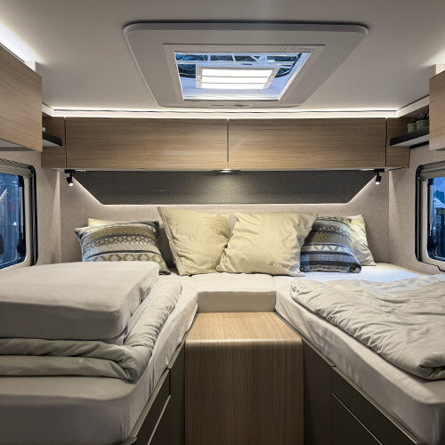 Hymer GT-S bedden