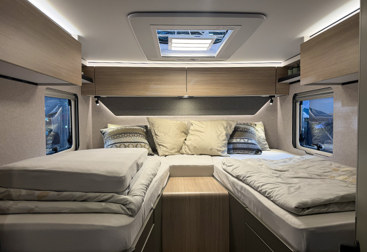 Hymer GT-S bedden