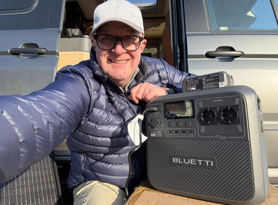 powerstation in de camper