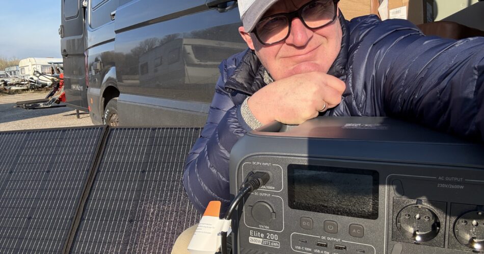 powerstation in de camper